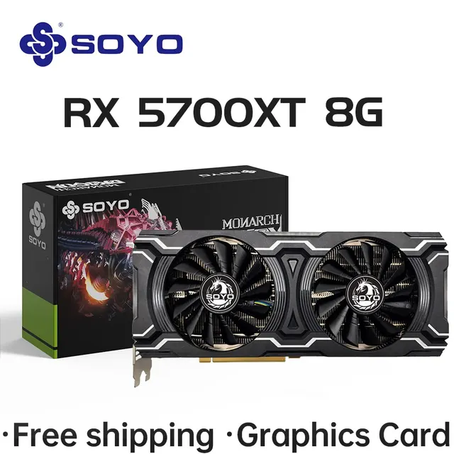 SOYO AMD Radeon RX5700XT 8GB Gaming Graphics Card: A High-Performance Delight for Gamers