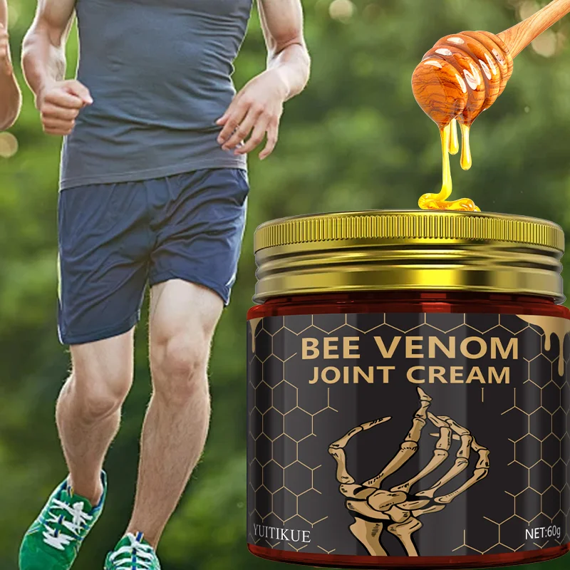 YUITIKUE Bee Venom Joint Cream Professional Treatment Gel Relieves Joint Pain Cream Joint Soothing Ointment Body Care Gift