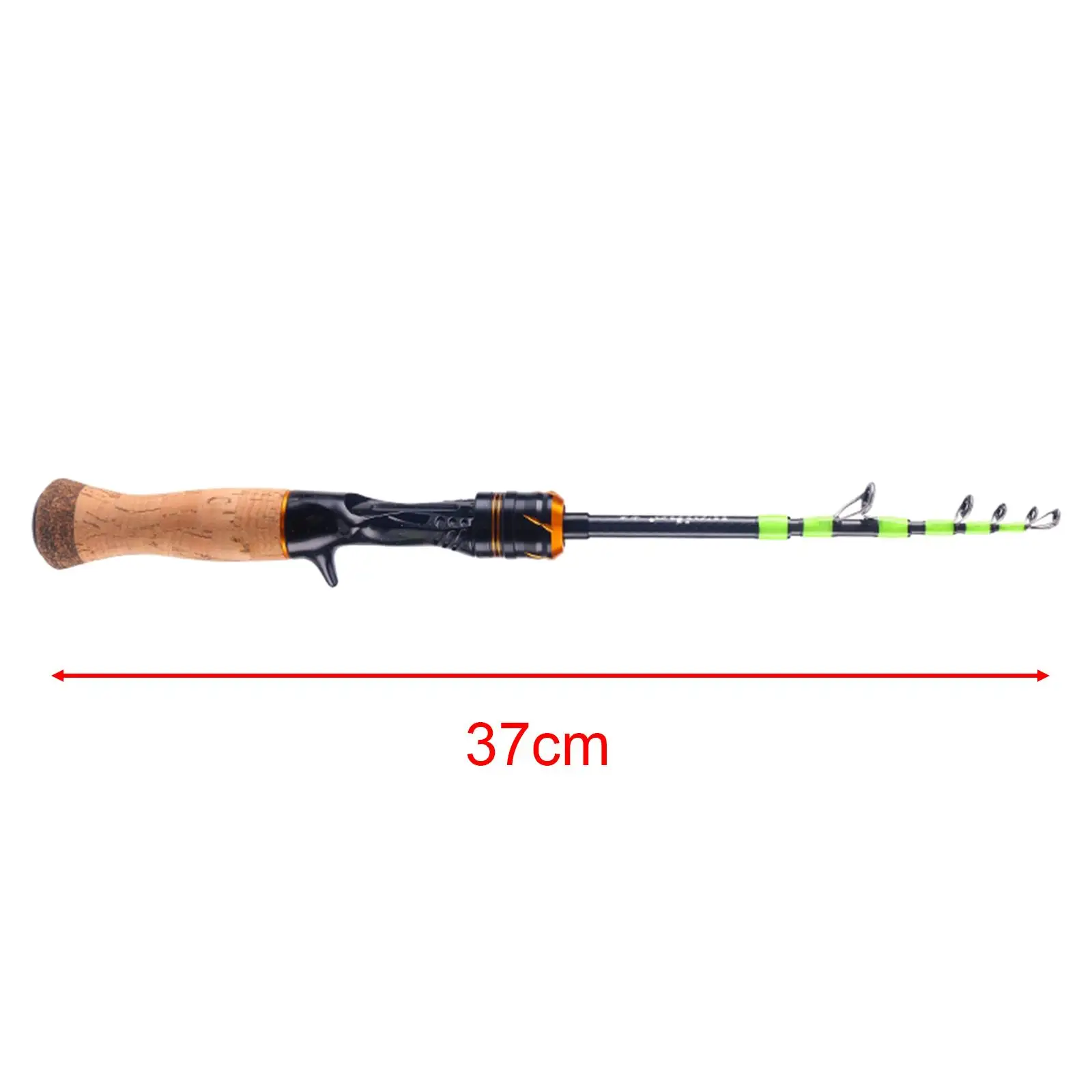 Telescopic Fishing Rod Retractable Fishing Pole Comfortable Gripping Anti Tie