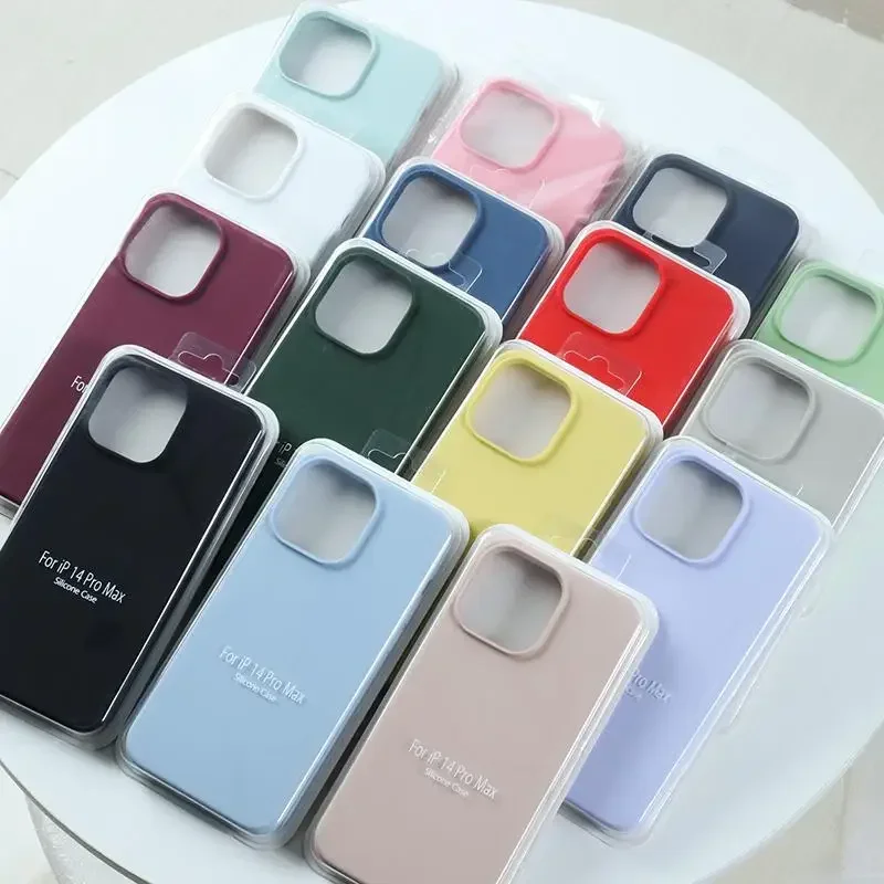 Luxurious Shockproof Liquid Silicone Soft Cover