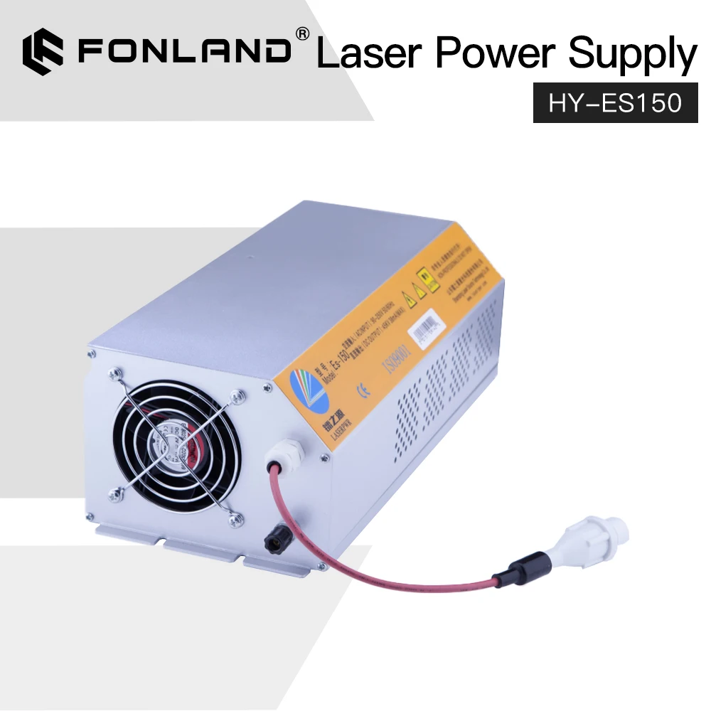 

Fonland 150W HY-ES150 CO2 Laser Power Supply for EFR RECI Yongli CO2 Laser Engraving Cutting Machine Tube ES Series