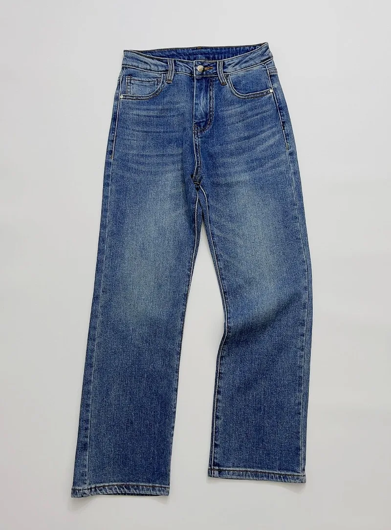 

Blue Denim Embroidered Cotton Denim Stretch Jeans