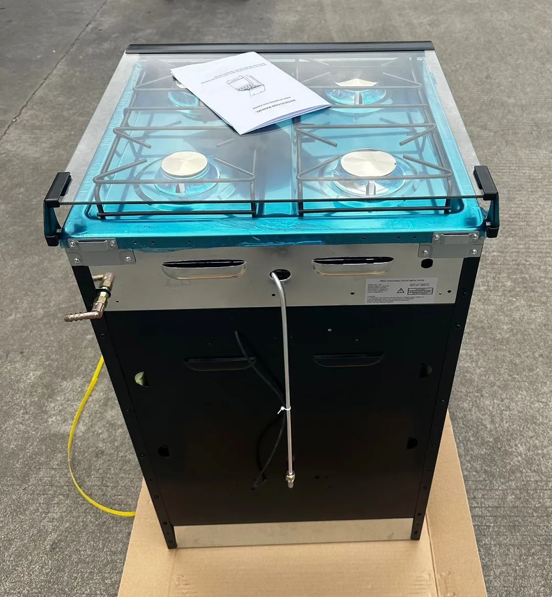 Smart Freestanding 4 Gas Burner Oven Stainless Steel Range Gas And Electric Cooker Stove Oven Gas Stove With Oven And Gril 5