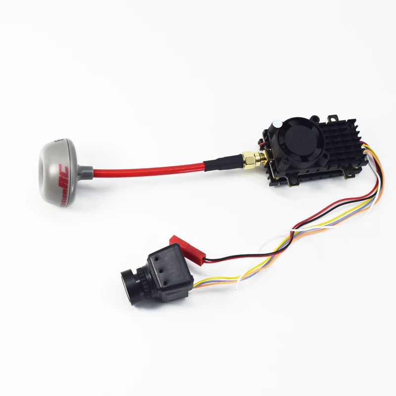 FPV-utstyr 5.8G 40 kanaler 4.3" DVR + sender 2000mW + kamera 1200TVL til dronning