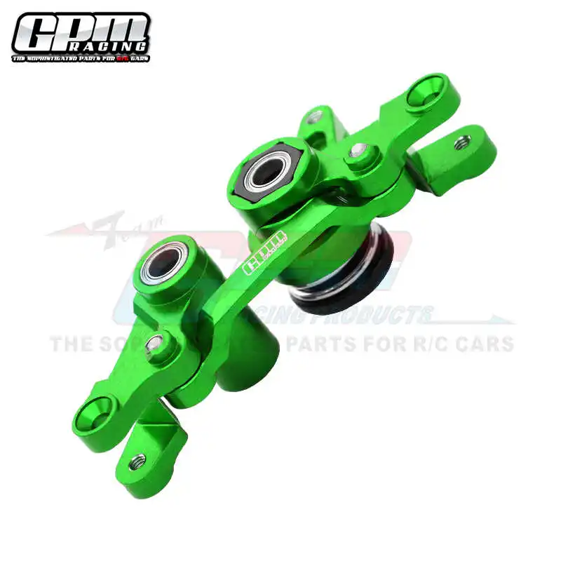 thumbnail image 2 of Aazon.co: CrazyHobby Aluinu Steering Bell Crank With Drag Link Set For 1/10 Traxxas Slash 2 of 9