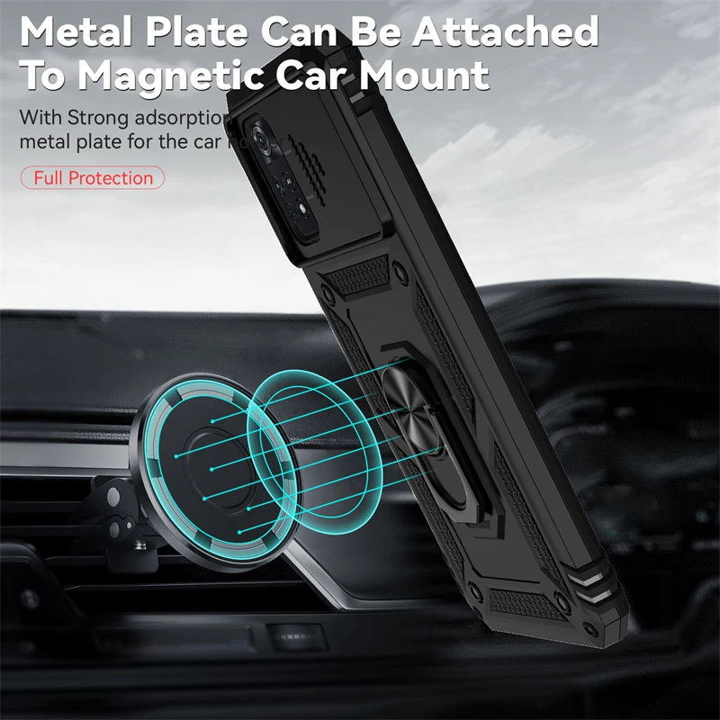 NEINEI Cover Portafoglio In Pelle Per Xiaomi Poco M4 Pro 4G - Rossa, Con Slot Carte E Supporto - 4