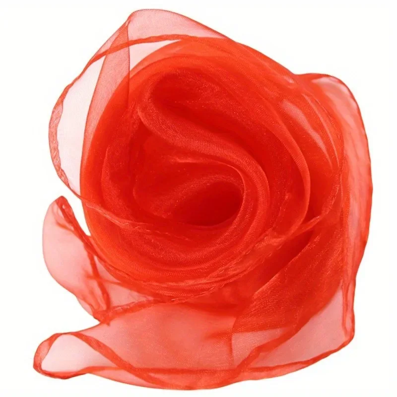 10pcs Vibrant Square Acrobatic Scarves-Perfect For Gymnastics & Performance Props