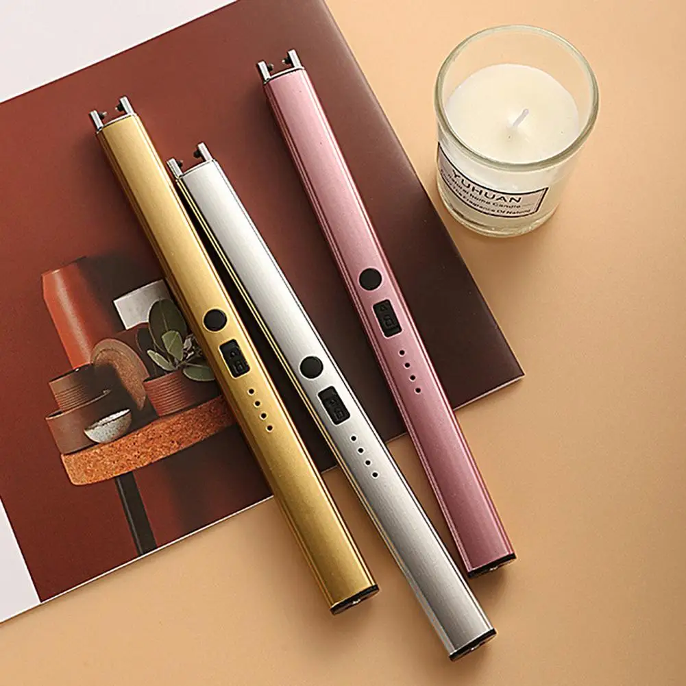 Pulse Igniter USB Rechargeable Electric Igniter Windproof Long Handle