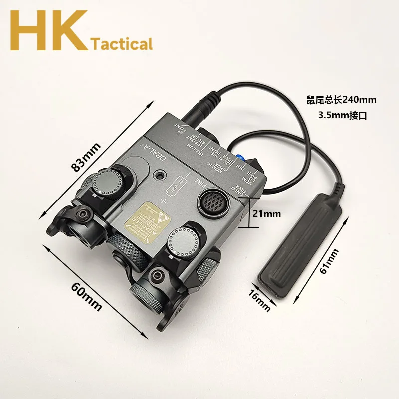 Sotac Tacital Airsoft Mini DBAL A2 CNC Metal Red Green Laser & IR Laser LED White Light with 20MM Mount Hunting PEQ Sight