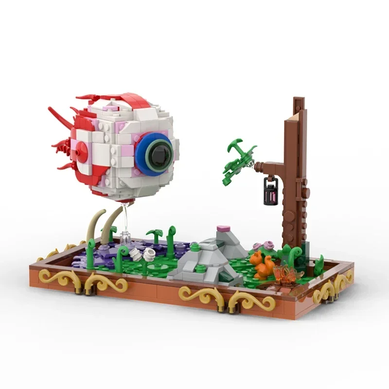 Terraria Eye Of Cthulhu Building Blocks Set Moc C9781 Anime Boss Game One-Eyed Monster Model Brick Toy Regalo Di Compleanno Per Bambini