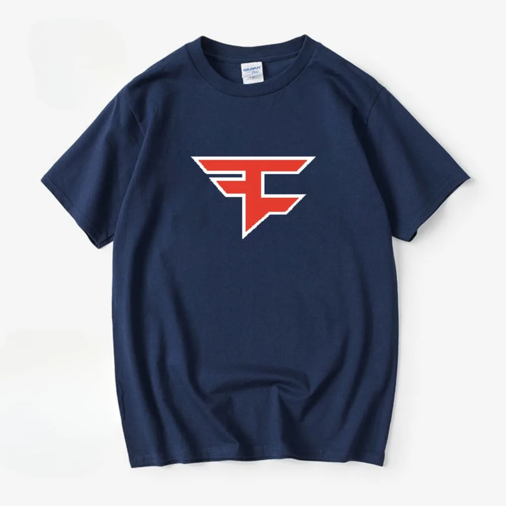 Faze Clan Team Uniform CSGO Competition Short Sleeve Cotton Team Rain Game Cotton Crew Neck T-Shirt Large Size Loose Men's Top 4