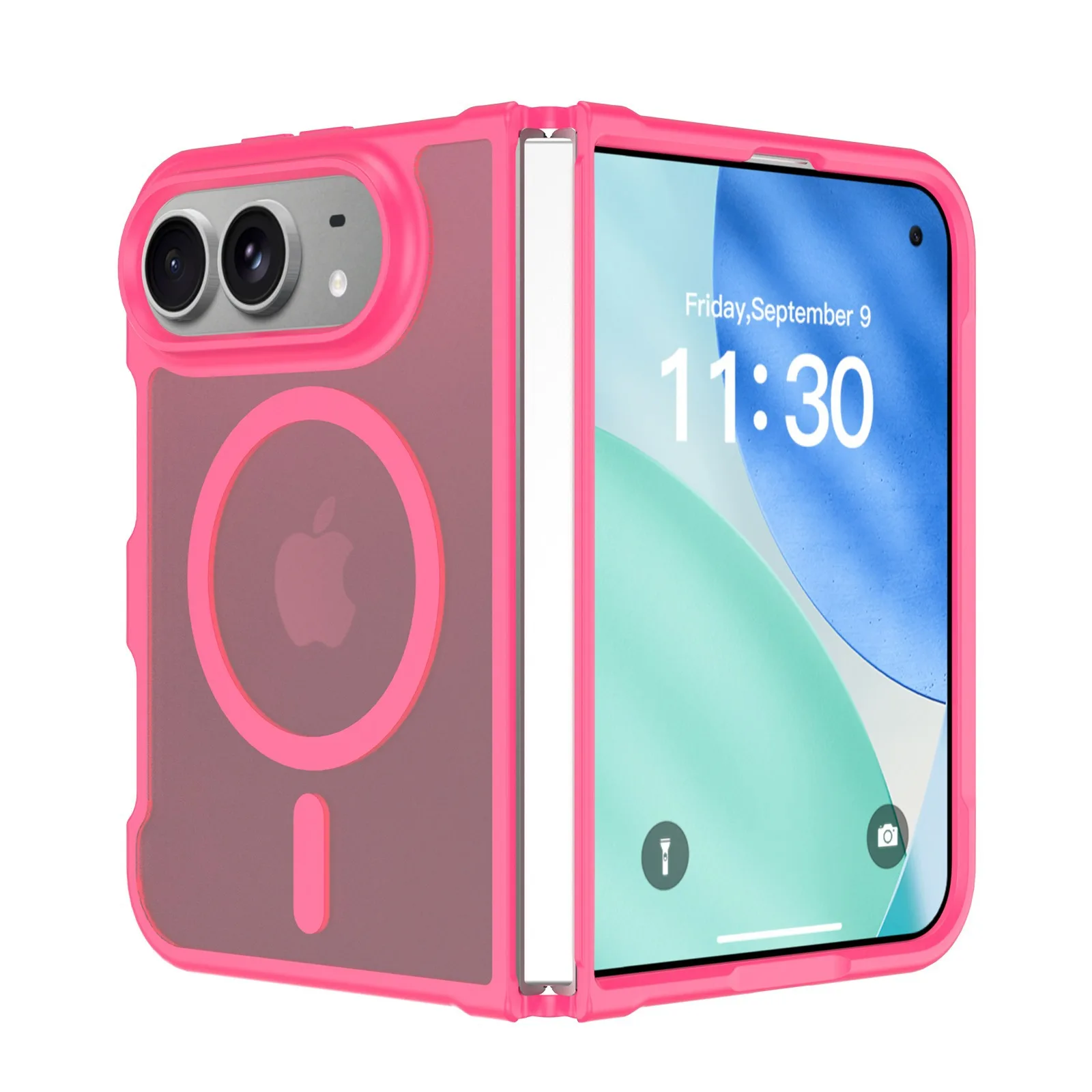 Translucent Magnetic Hard Back Case with Matte Finish