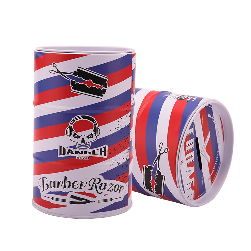 Safe Guard Razor Blade Disposal Case Safe Storage Bank Safety Razor Blades Barbershop Disposable Blade Recycling Bin Box