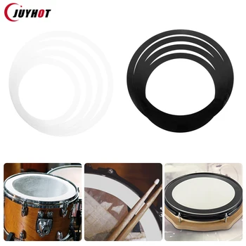홈 젤 섬세한 타악기, 사일런트 유용한 오프 패드 드럼 키트 소음기 음소거 연습 스네어 패드, Sordine 댐퍼 액세서리, 4 개