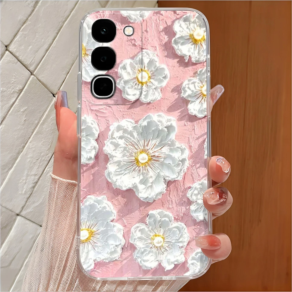 Cute Cartoon Clear Soft TPU Silicone Shockproof Phone Case - Anti-Slip Cover