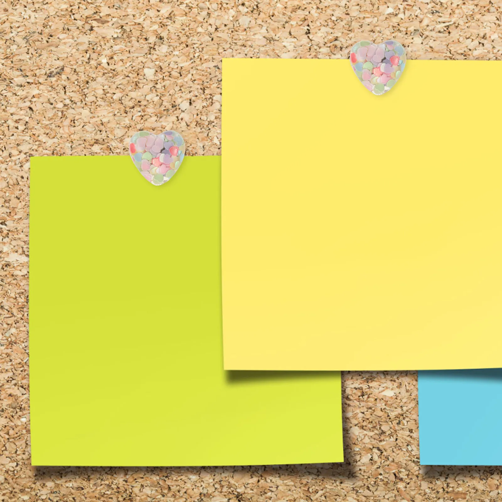 10Pcs 하트 모양의 푸시 핀 교실 펠트 보드 포스터 보드 십대 게시판 사무실을위한 반짝 이는 우아한 장 압정