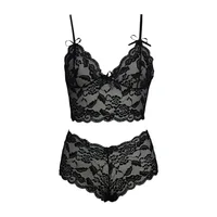 Lingerie sexy grande taille pour femmes, sous-vêtements féminins College, chemise de nuit, vêtements de nuit sexy, pack LencBR 6