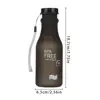 550ml Unbreakable Water Bottle Sports Drinking Bottle Cycling Traveling Running Climbing Plastic Portable Dull Polish Cup 6