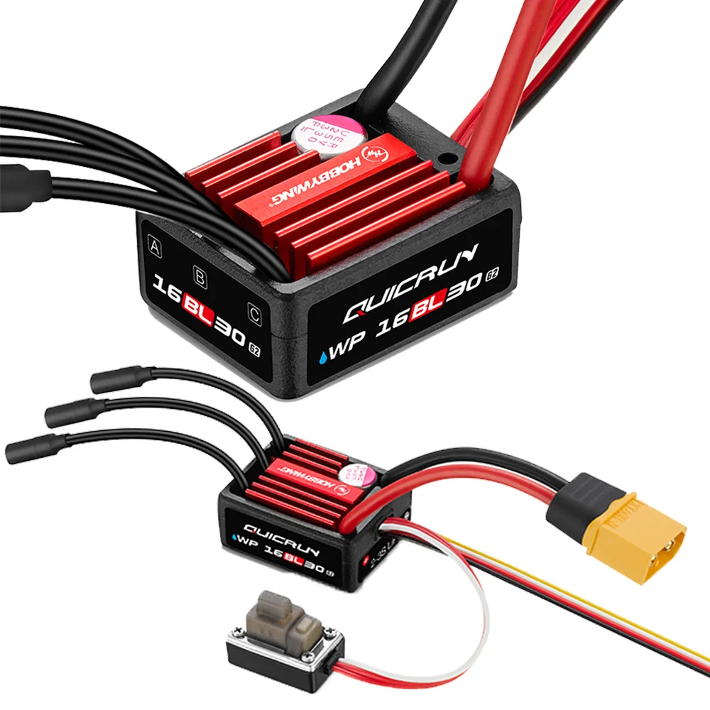 30A 2-3S Brushless Speed Controller ESC For 1/16 RC Car dc motor speed controller motor speed controller electric motor speed controller