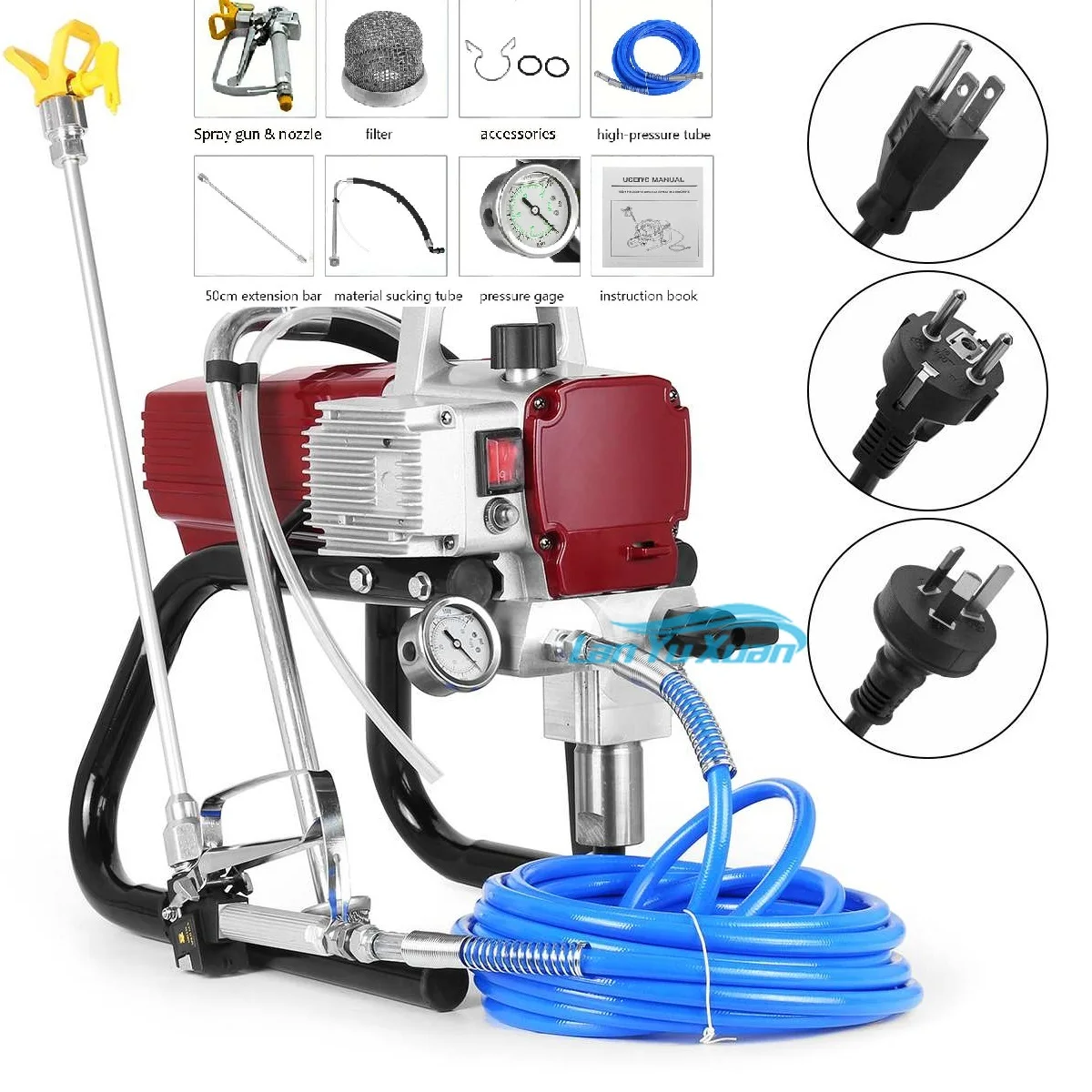 AP4500 Wall Putty Spray Machine Electricity High Pressure Paint  Gun Airless Painting  on sale