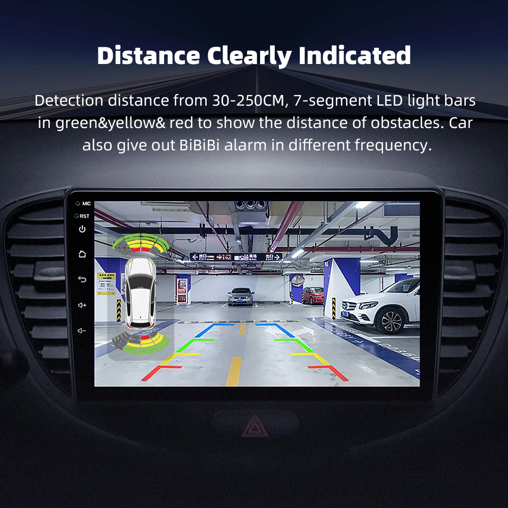 Rear & Front Parking Sensors parking sensor kit led parking sensor kit parking sensor car led parking sensor For all EKIY Head Unit