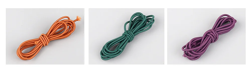 5-teiliges Set Reparatur elastisches Gummiband für Leder-Notebook-Zubehör, elastische Schnur, Bungee-Schnur, 1 Meter Länge – Detail 3
