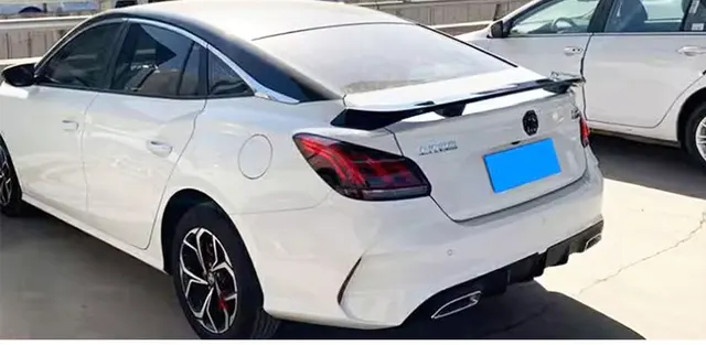 For MG5 2021-2023 Rear Trunk Iid Spoiler Sporty Design Drilling