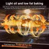 21 Inch RV Gas Range Stove 12V. Gas Range Oven for RV Use with 3 Burners 1.77 Cu.Ft. Capacity Gas Oven Open Flame 2