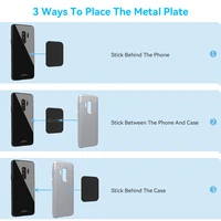 Metal Plate For Car Phone Holder Magnetic Universal Iron Sheet Disk Sticker Mount Mobile Phone Magnet Stand For IPhone 6