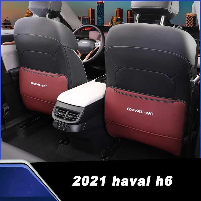 

Car Seat Back Cover Armrest Anti-kick Pad Protector Mat for Haval H6 2020 2021 2022 Interior Accessories Auto Styling Decoration