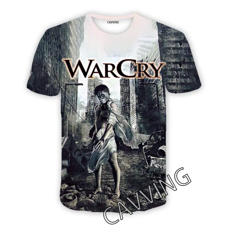 2023 New Fashion Cavving 3D Stampato Warcry Rock Casual T-Shirt Hip Hop T-Shirt Stile Harajuku Top Abbigliamento Uomo E Donna 6Xl