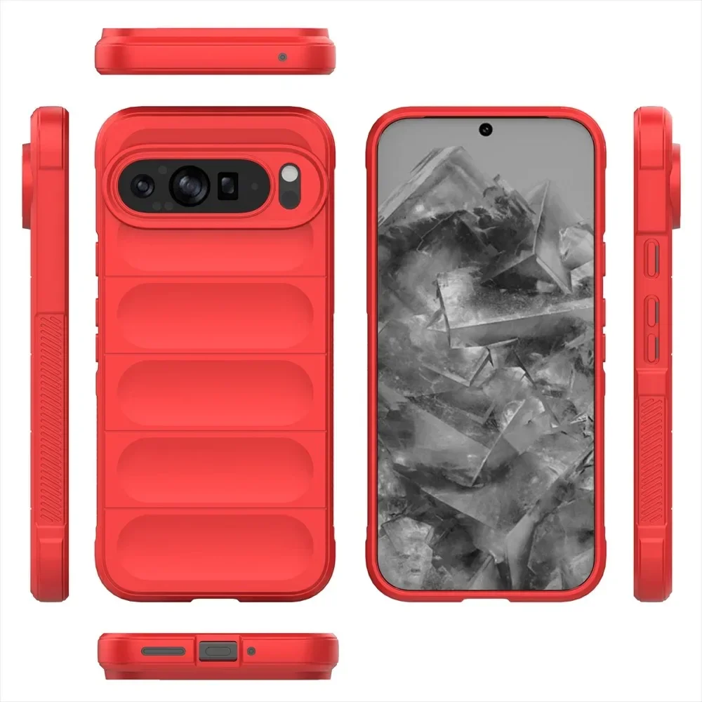 Vibrant Silicone Matte Shockproof Case - Skin Feel Airbag Protection Cover