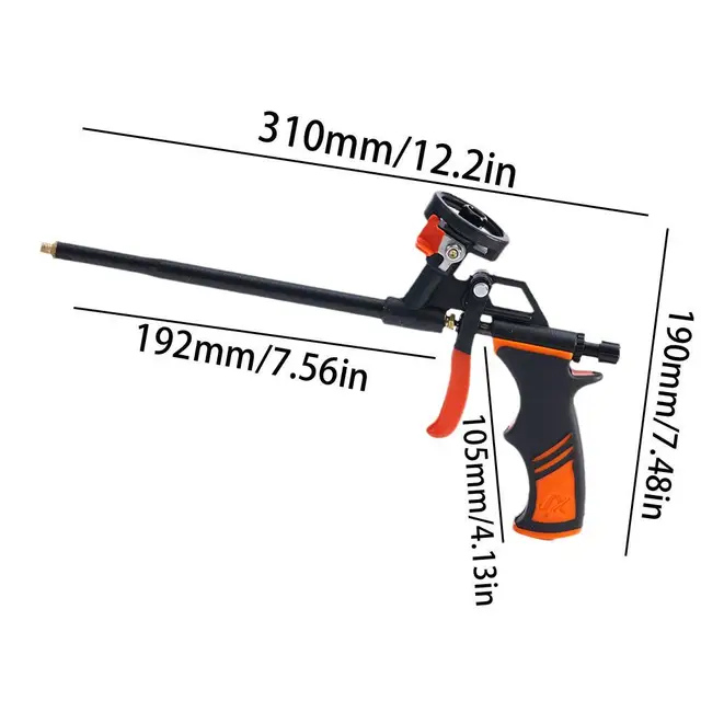 1PC Polyurethane Foam Agent Perfluorocarbon Foam Gun Manual Tool For House Renovat Expansion Foam Spray Gun Free Cleaning 6