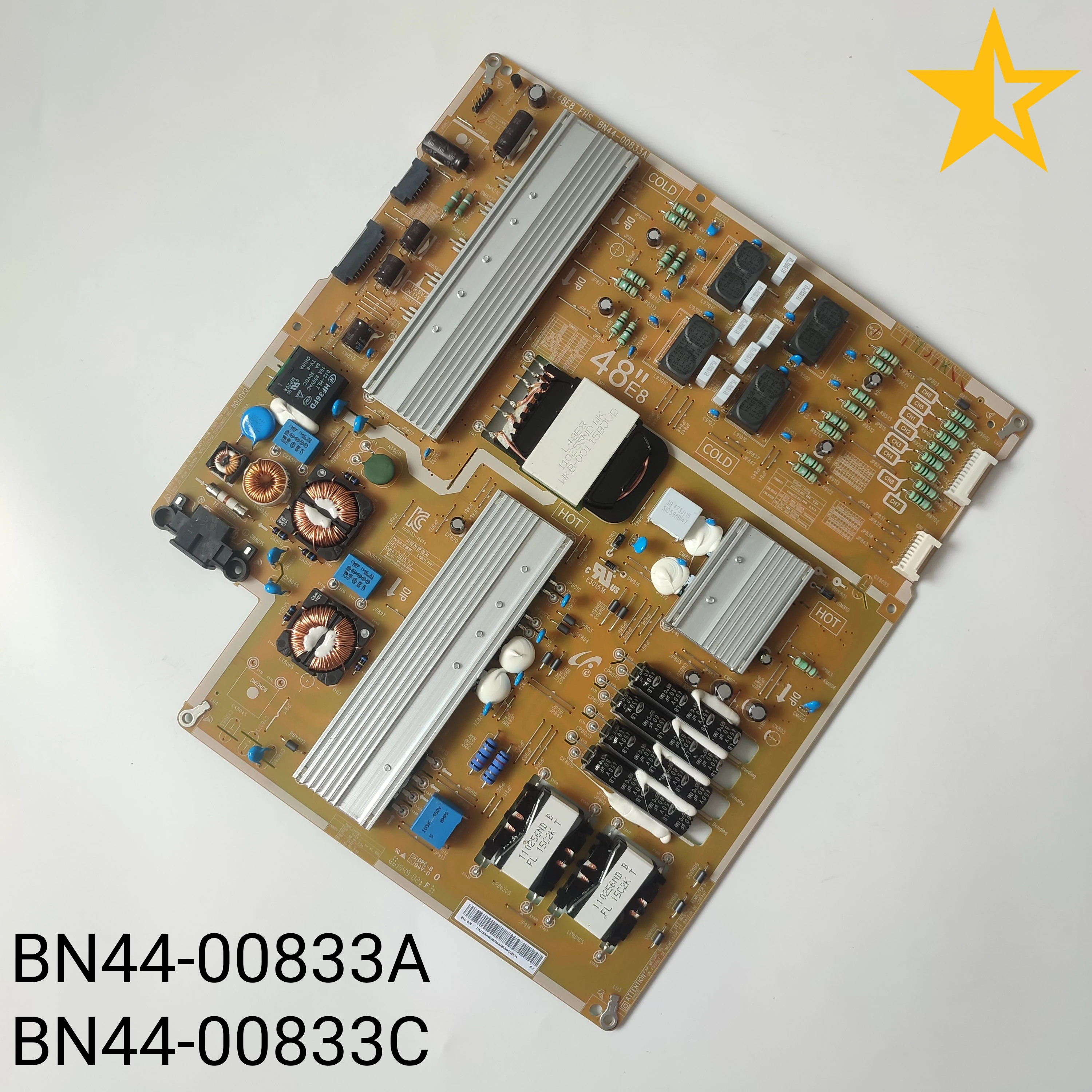 

NEW Original Power Supply Board BN44-00833A BN44-00833C BN44-00833 L48E8-FHS For UN55JS8500FXZA UE48JS8500T 48 Inch LCD TV Parts