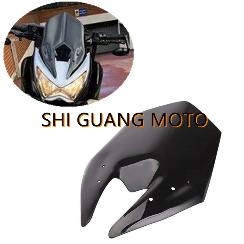 

Fit For Kawasaki Z800 13-14-15-16 Black Motorcycle Modified Front Windshield