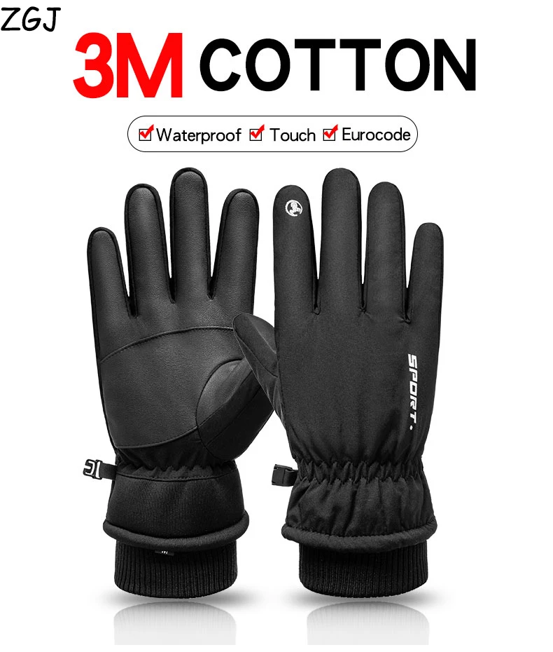 

Autumn Winter Men Women Gloves TouchScreen Waterproof Windproof Gloves Outdoor Sports Warm Cycling Snow Ski Gloves Full Finger