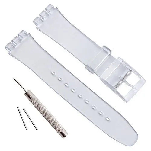 Swatch Strap Jelly Silicone Waterproof Sport Watch Band Replacement Bracelet