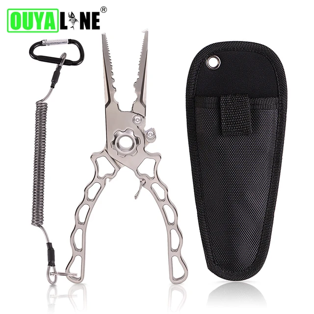 1 Piece Titanium Alloy TC4 Multi Functinal Fishing Plier Lure