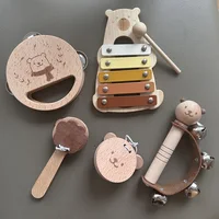 Baby Wooden Musical Instruments Toys For Preschool Kids Montessori Toys Child Game Interactive Musical Toys Educational Toys 1