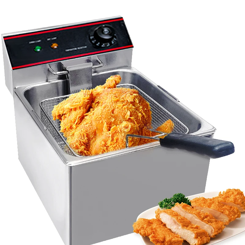 Commercial Electric Fryer Deep-fried Dough Sticks Frying String Temperature Control Fryer Constant Temperature