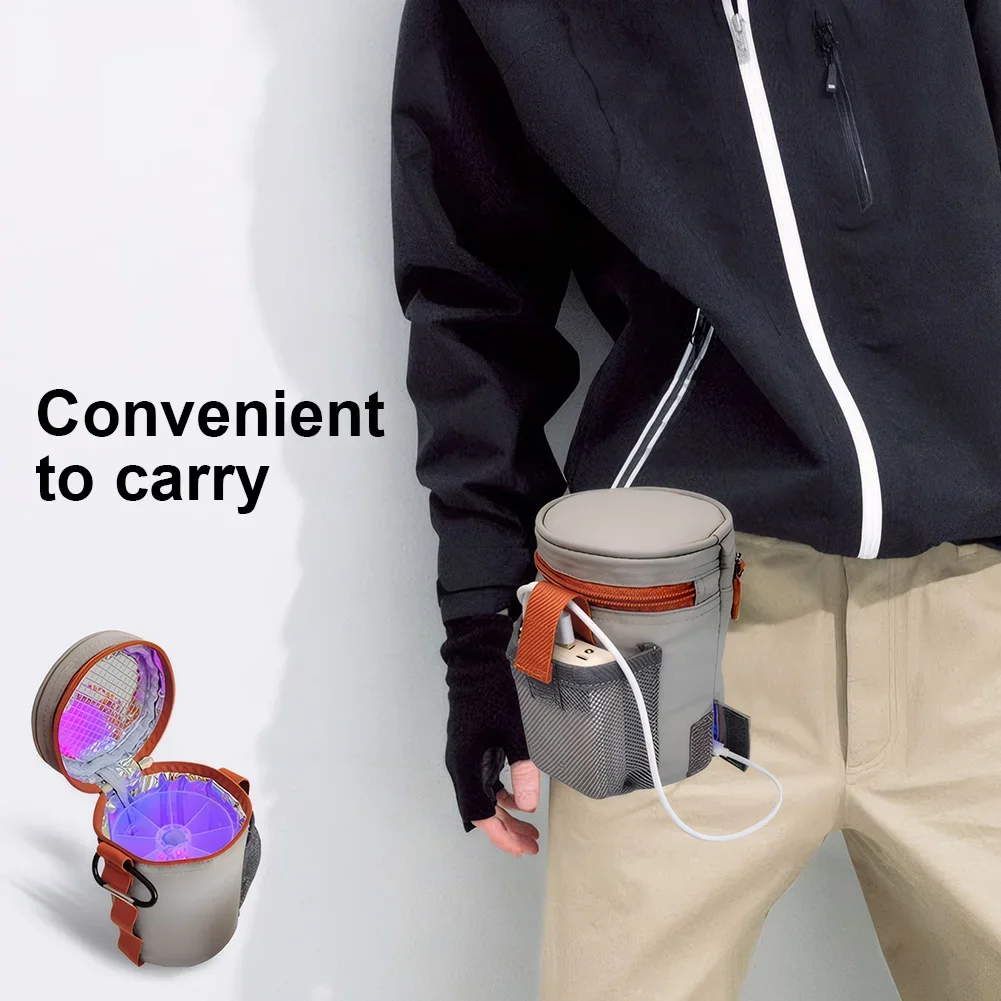 UV Squid Jig Wooden Shrimp Fill Light UV Lighter Accumulator Metal Jig Lure Soft Bait Sequin Fill Light for Sea Fishing