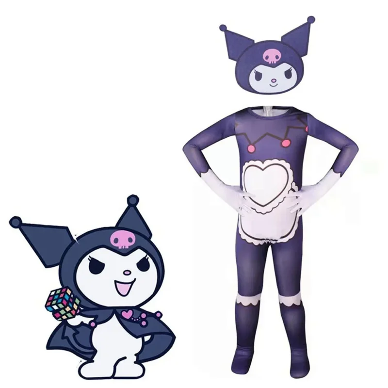 

Halloween Costumes for Kids Anime Kuromier Cosplay Clothes Boys Girls Bodysuit Cartoon Carnival Party Disfraces Mymelody costume