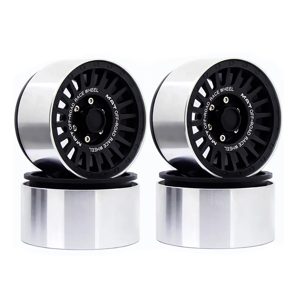 

1/4PCS 1/10 RC Rock Crawler Aluminum 2.2 Beadlock Wheel Rims for Axial SCX10 RR10 G53 Traxxas TRX4 TRX6 RR10
