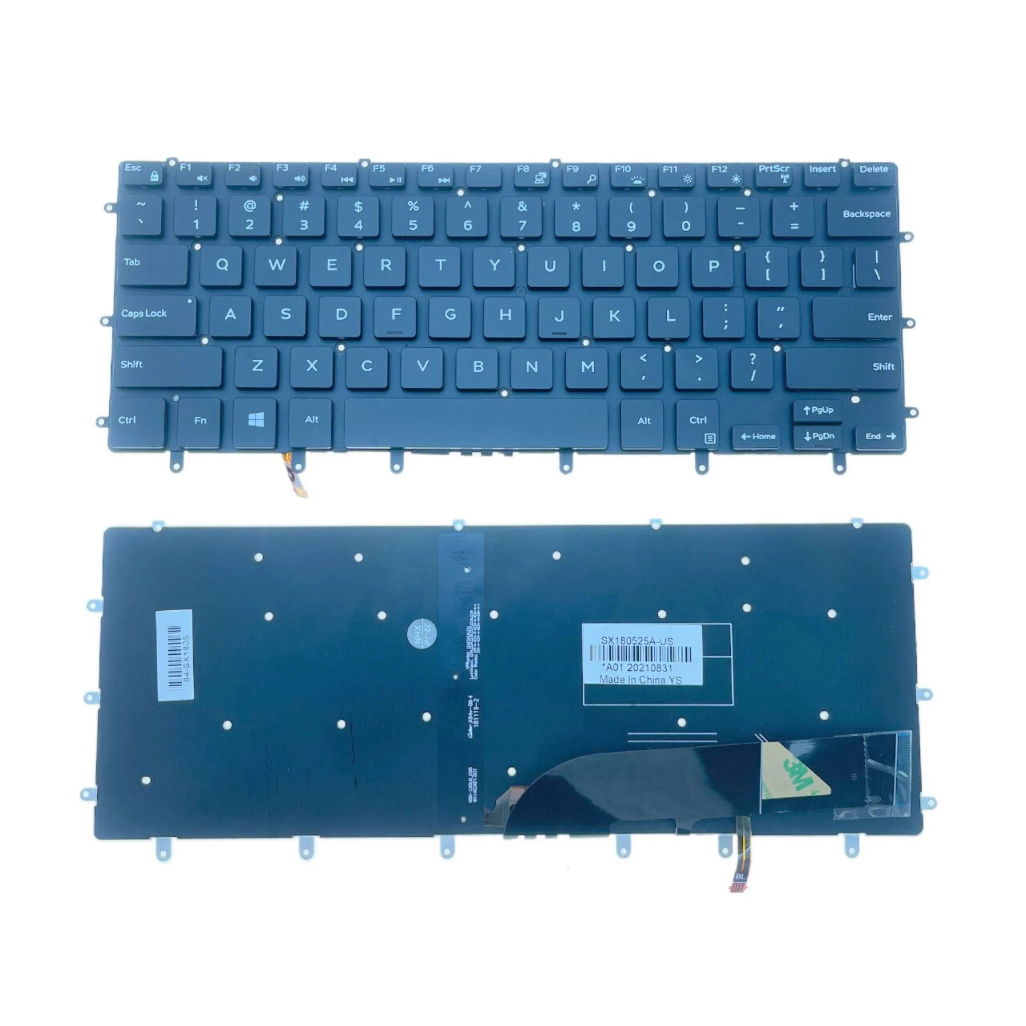 Nuova Tastiera Retroilluminata Per Laptop Usa Per Dell Xps 15 9550 9560 9570 5510 M5510 Sostituzione Pc Notebook