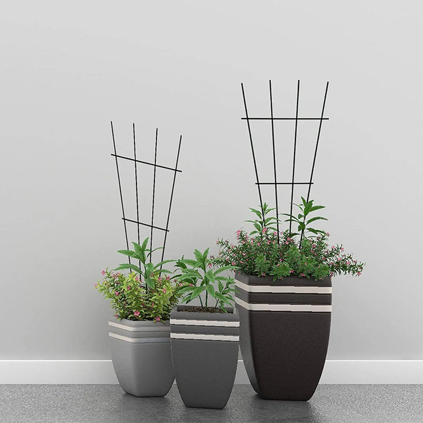 Plant Climbing Support Rack Multifunctional Metal Flower Pots Vine Stand Holder for Home Garden Plant Growth Accessories 1Pc plant climbing support
