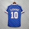 Vintage Classic Summer 1998/2000 #10 ZIDANE Soccer Sport T-shirt Home/Away Kit Football Jersey For Adult/Kids ﻿ 1