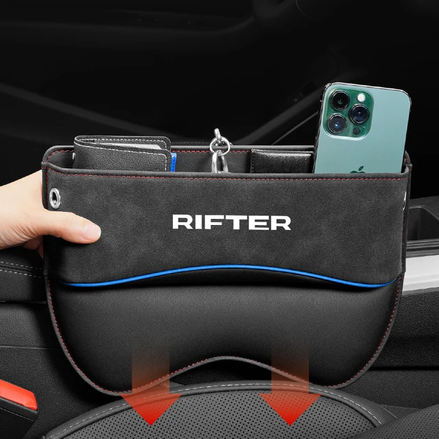 Universal Car Seat Storage Box For Peugeot Rifter Car Seat Gap Organizer  Seat Side Bag Reserved Charging Cable Hole accessories - AliExpress