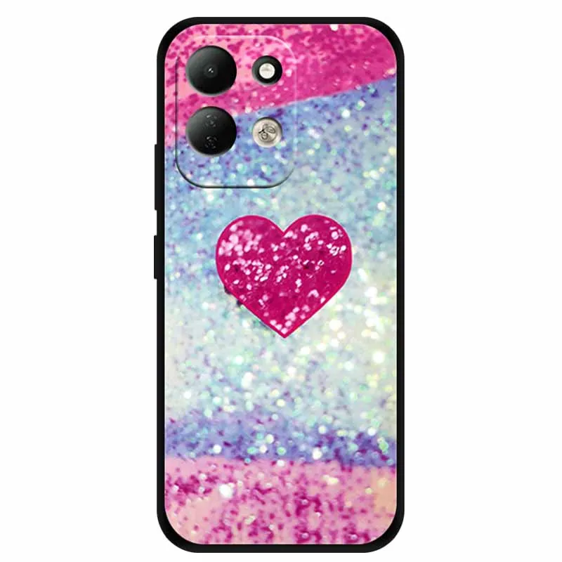 Lion Design Soft Silicone Phone Cover - Black TPU Bumper Case