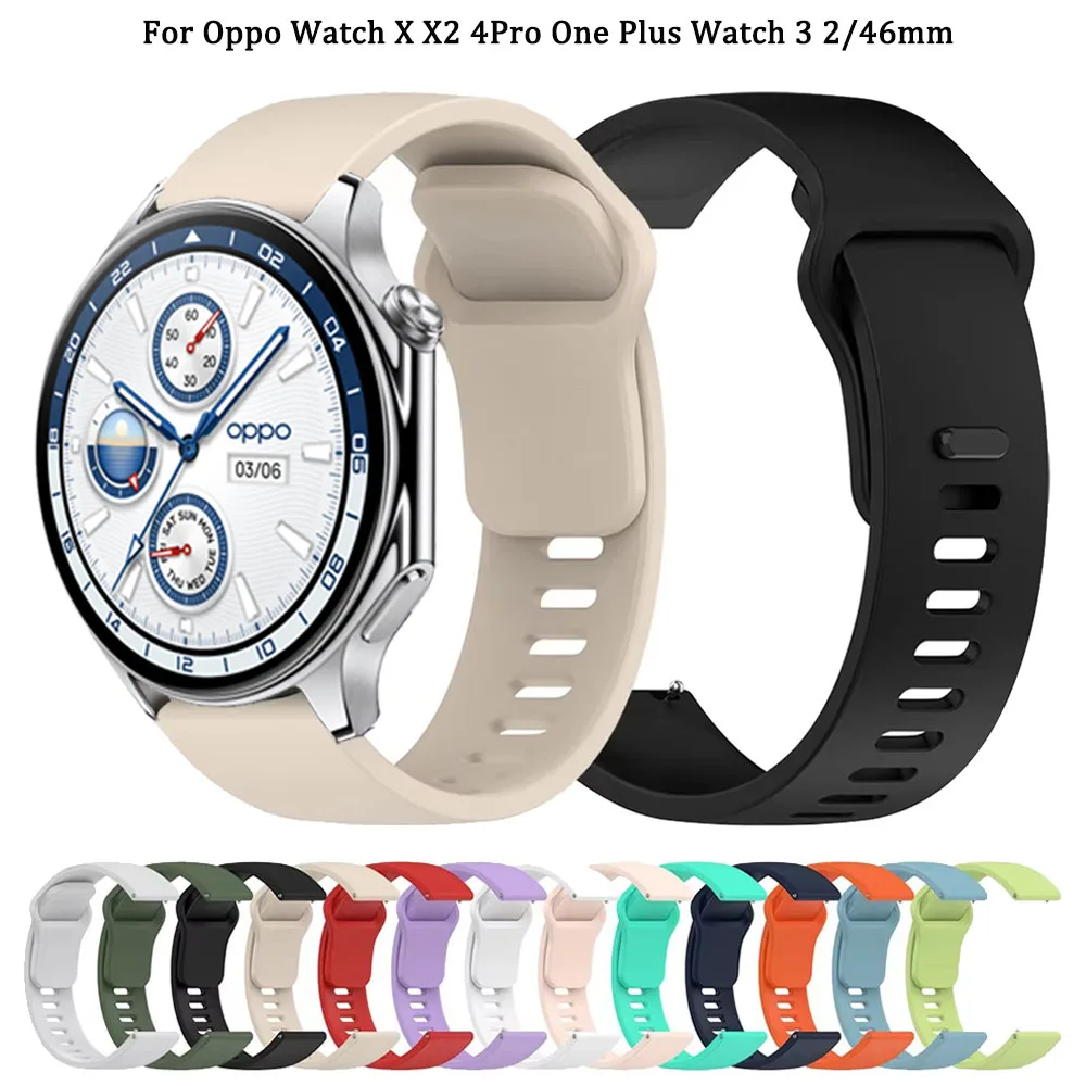 Silicone Sports Strap - Premium 22mm Replacement Wristband Bracelet Accessory