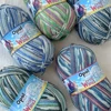 100g Opal 4ply Sock Yarn Wirbelwind Collection, 75% Wool 25% Polyamide Space Dyed Colourful Yarn for Knitting&Crocheting 4